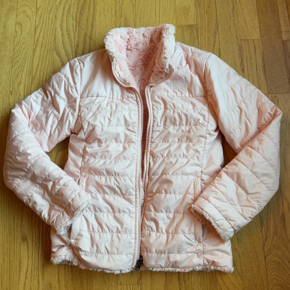 The North Face Girls’ Reversible Jacket Size M 10-12.